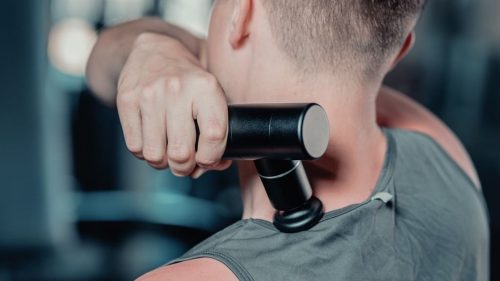How to Use a Massage Gun on Neck