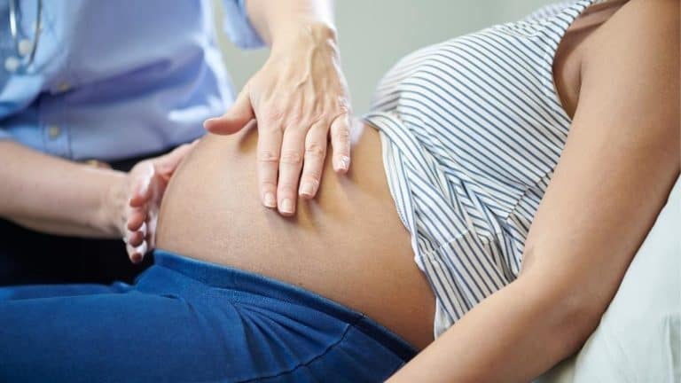 safe massage for pregnant woman