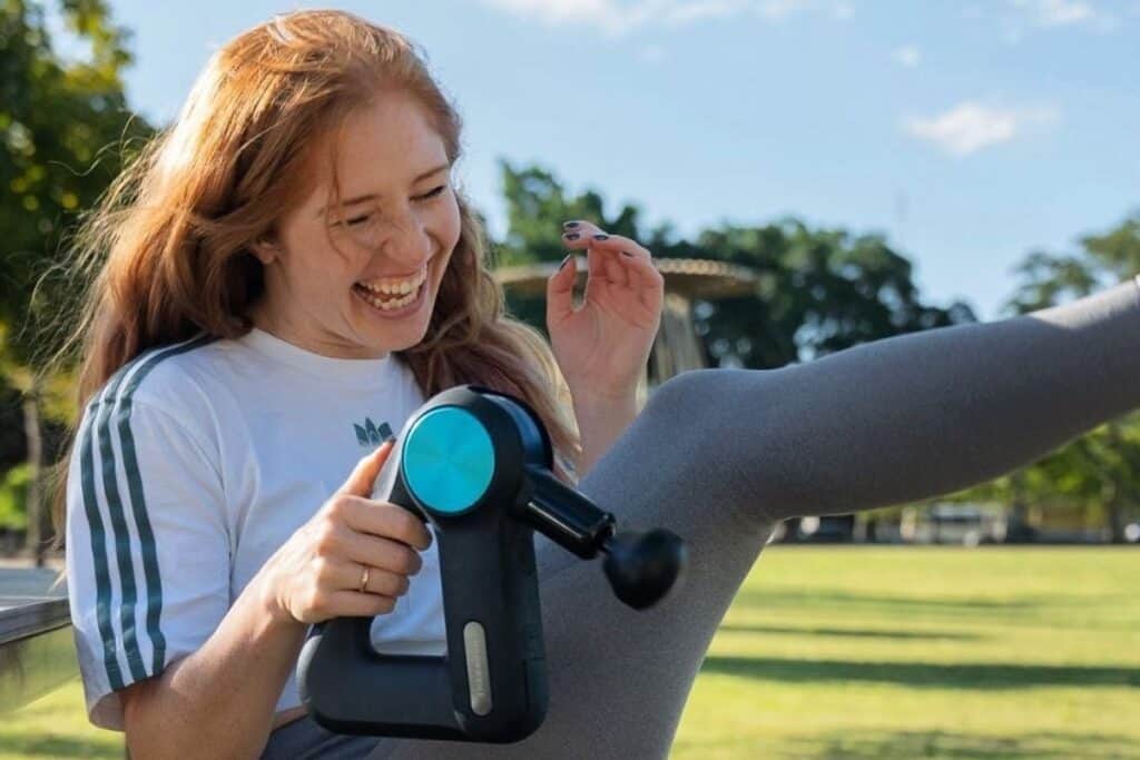 How to Use Massage Gun on Hamstring MassageForBody