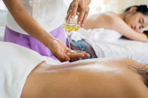 Warming Massage Oil Work