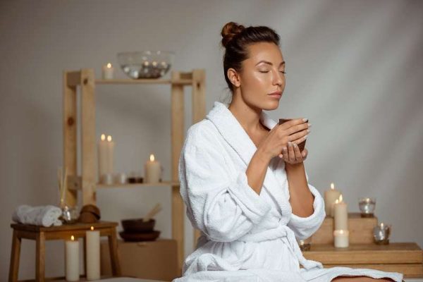 relaxing after self massage