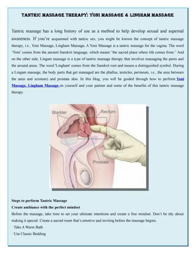 Definition Of Tantric Massage