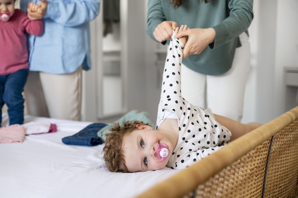 toddler-massage Getting a Toddler Ready for a Bedtime Massage