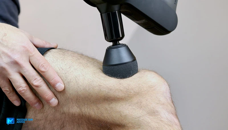 How To Use A Massage Gun On The Knee