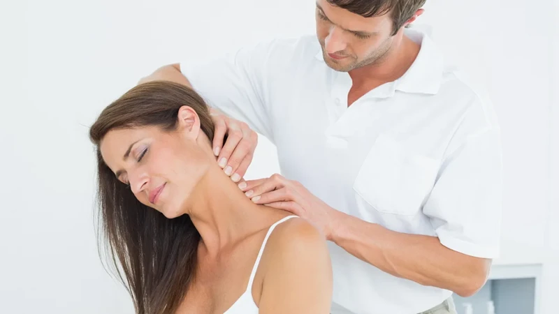 Massaging The Neck