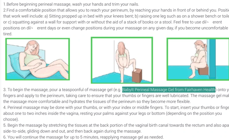 Perineal Massage: How Deep?