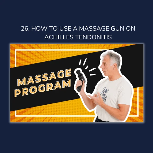 Techniques For Massaging Achilles Tendon With A Massage Gun