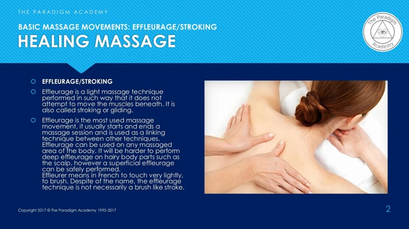 How To Perform Effleurage Massage