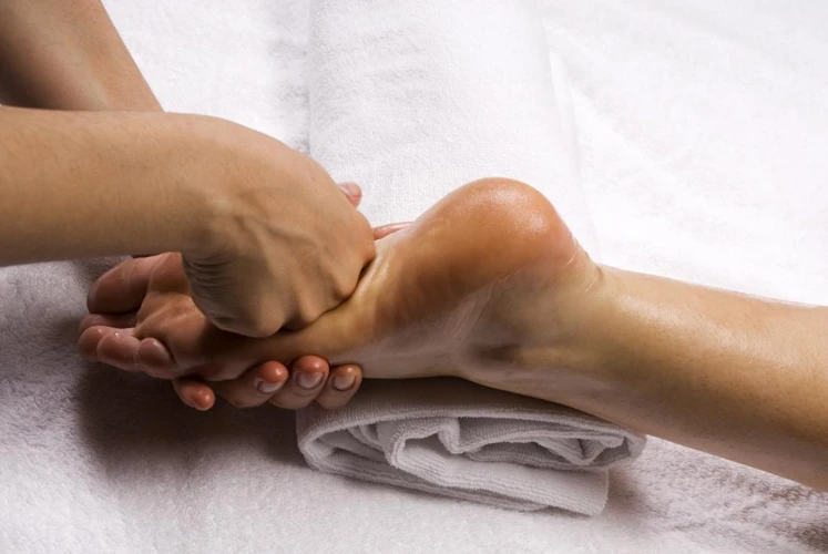 Massaging Aching Feet