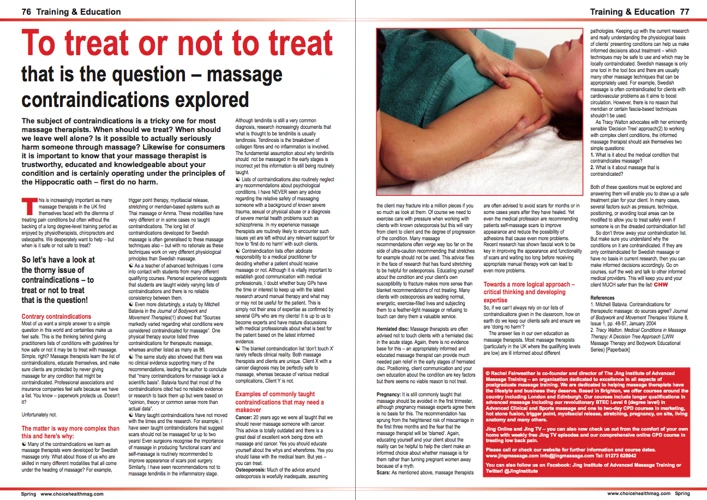 Potential Risks Of Massage Therapy