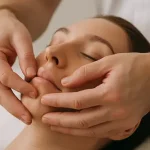 John Winter Massage Therapist Massaging clients face