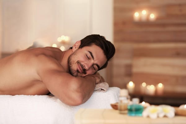 Why Do You Feel High After A Massage 5139 (4) What People Mean by a “Massage High”. Man feeling europhic after a massage