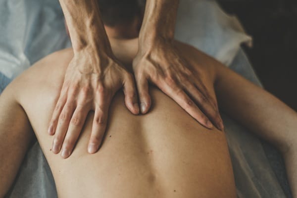 Deep tissue massage therapy focusing on relieving chronic muscle tension