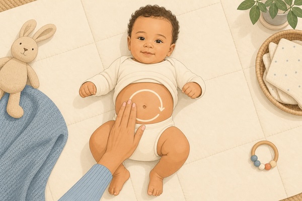 baby-tummy-massage-clockwise Clockwise baby tummy massage for constipation